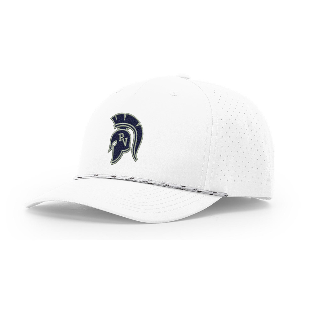 PV SB Richardson Laser PERF Performance Rope Cap-White/White Black