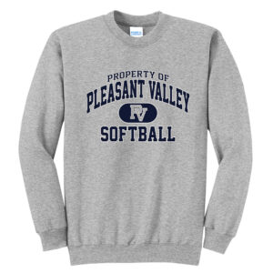 PV SB Unisex Fleece Crewneck Sweatshirt-Athletic Heather