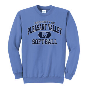 PV SB Unisex Fleece Crewneck Sweatshirt-Carolina Blue