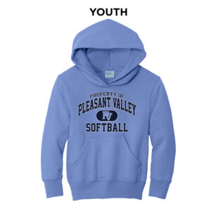 PV SB Youth Fleece Hooded Sweatshirt-Carolina
