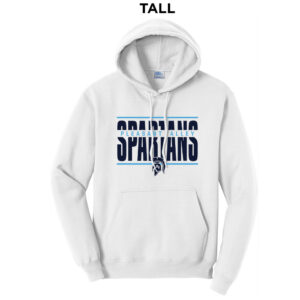 PV SB Tall Fleece Hooded Sweatshirt-White