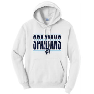 PV SB Unisex Fleece Hooded Sweatshirt-White