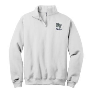 PV Cheer JERZEES Unisex Nublend Cadet Collar Sweatshirt-White