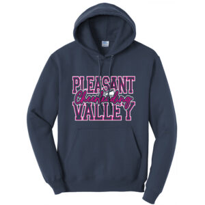 PV Cheer Unisex Basic Hooded Sweatshirt-navy
