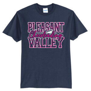 PV Cheer Unisex Basic Short Sleeve Tee-navy