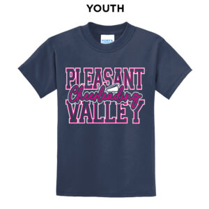 PV Cheer Youth Short Sleeve Tee-navy