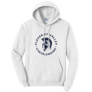 PV Cheer Unisex Fleece Hooded Sweatshirt-White