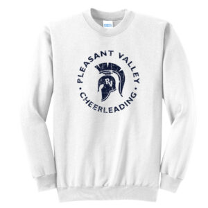 PV Cheer Unisex Basic Crewneck Sweatshirt-White