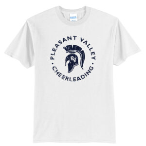 PV Cheer Unisex Basic Short Sleeve Tee-White