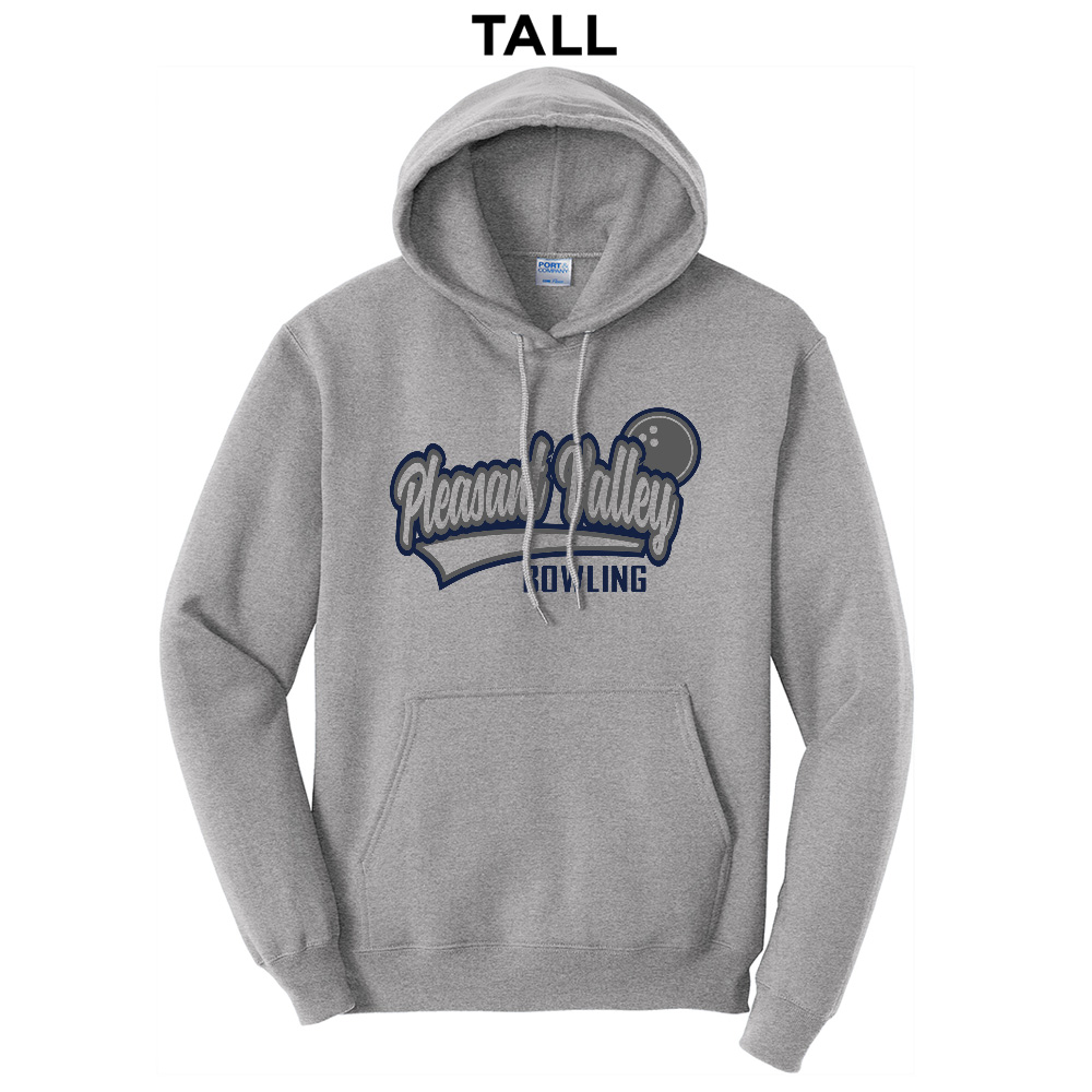 Spartans Bowling Tall Hooded Sweatshirt-Athletic heather