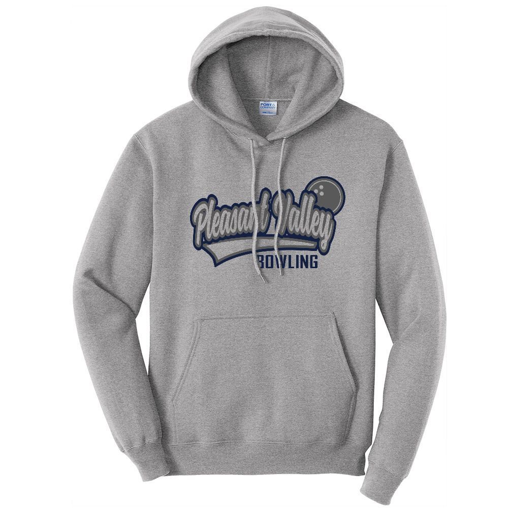 Spartans Bowling Unisex Fleece Hooded Sweatshirt-Athletic heather