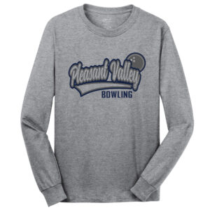 Spartans Bowling Unisex Cotton Long Sleeve Tee-Athletic Heather