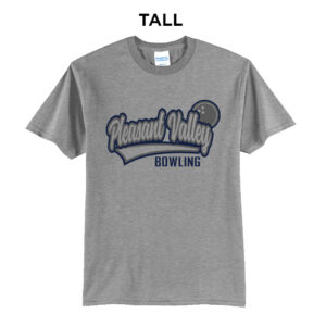 Spartans Bowling Tall Cotton Short Sleeve Tee-Athletic Heather