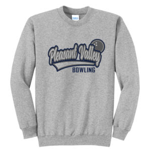 Spartans Bowling Unisex Basic Crewneck Sweatshirt-Athletic Heather