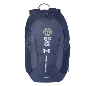 PV Volleyball Club Under Armour Hustle 6.0 Team Backpack – navy