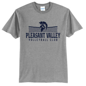 PV Volleyball Club Unisex Short Sleeve Tee-Athletic Heather