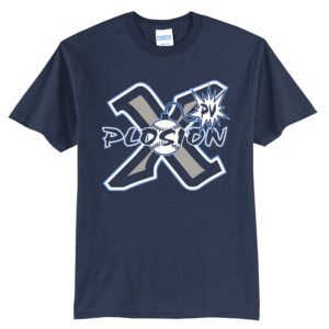 PV Xplosion Unisex Short Sleeve Tee-Navy