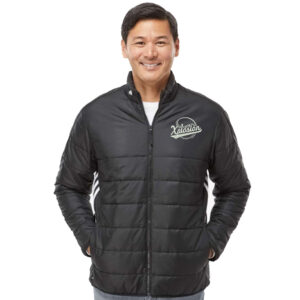 PV Xplosion Adidas puffer jacket w/ 3 stripe side panels-Black