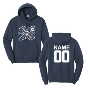 PV Xplosion Unisex Fleece Hooded Sweatshirt-navy