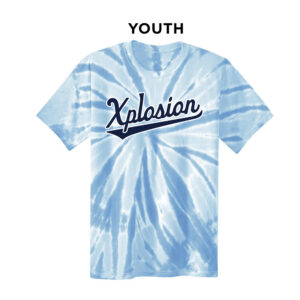 PV Xplosion YOUTH Essential Tie-Dye Tee-Light Blue