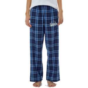 PV Xplosion Boxercraft Youth Flannel Pants-navy/ Columbia Plaid