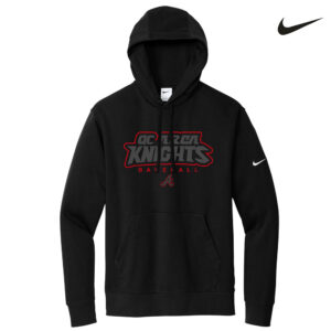Knights Holiday Nike Club Fleece Sleeve Swoosh Pullover Hoodie Men-Black