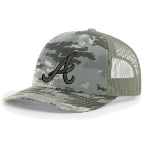 Knights Holiday Richardson Printed Trucker mesh snap back cap-Digital Camo/Light Green