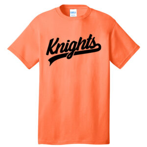Knights Holiday Unisex Short Sleeve Tee-Neon Orange