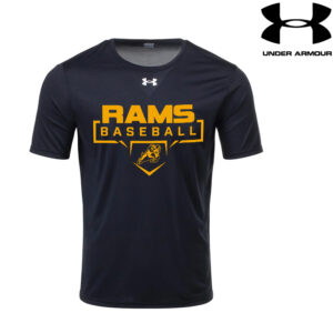 QCA Rams Baseball Under Armour short sleeve Men’s Team Tech Tee-Black