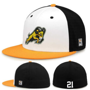 QCA Rams Baseball The Game Perforated GameChanger Cap-White/ Black/Gold