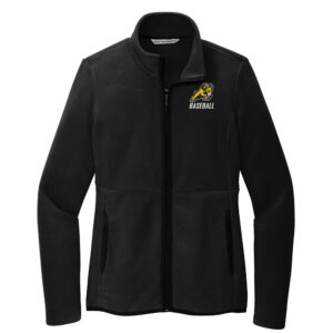 QCA Rams Baseball Port Authority Ladies Connection Fleece Jacket-Black