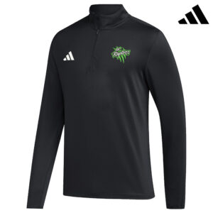QC Raptors Baseball Adidas 1/2 zip golf jacket – Black (S-2x, 4x)