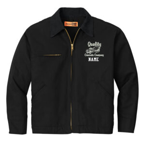 Quality Concrete CornerStone Men Duck Cloth Work Jacket-Black