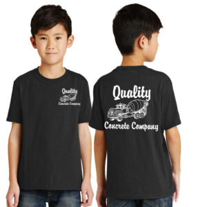 Quality Concrete Youth Short Sleeve Tee-Black