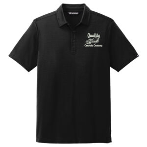 Quality Concrete TravisMathew Bayfront Solid Polo Men-Black