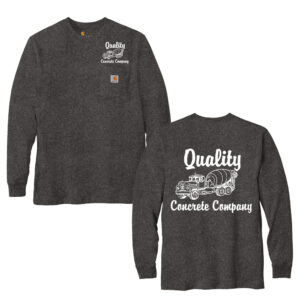 Quality Concrete Carhartt Workwear Pocket Long Sleeve T-ShirtMen-Carbon Heather
