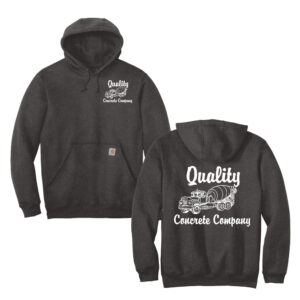Quality Concrete Carhartt Men Midweight Hooded Sweatshirt-Carbon Heather