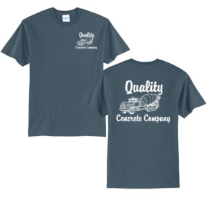 Quality Concrete Unisex Short Sleeve Tee-Steel Blue