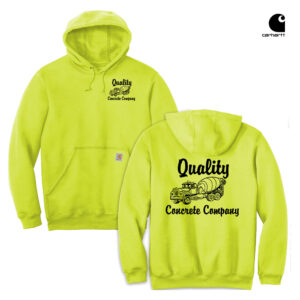 Quality Concrete Carhartt Men Midweight Hooded Sweatshirt-Brite Lime