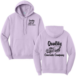 Quality Concrete Unisex Fleece Hooded Sweatshirt-Lavender