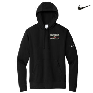 River King BB Coach Nike Club Fleece Sleeve Swoosh Pullover Hoodie-Black