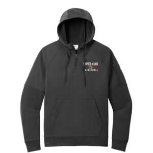 River King BB Coach Nike Therma-FIT Pocket 1/4-Zip Fleece Hoodie Men-Black