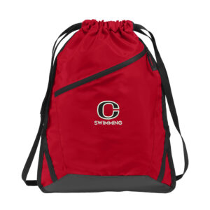 River King Swim Port Authority Zip It Cinch Pack-Red/Black