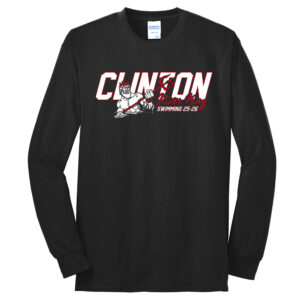 River King Swim Unisex Cotton Long Sleeve Tee-Black