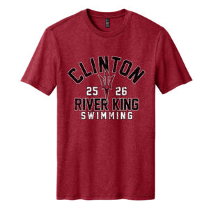 River King Swim Unisex Premium Short Sleeve Tee-Red Fleck