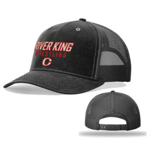 River King Wrestling Richardson Hawthorne Trucker Mesh Back Adjustable back cap-Black
