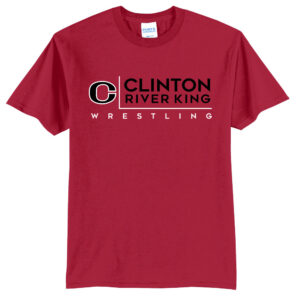 River King Wrestling Unisex Short Sleeve Tee- Red