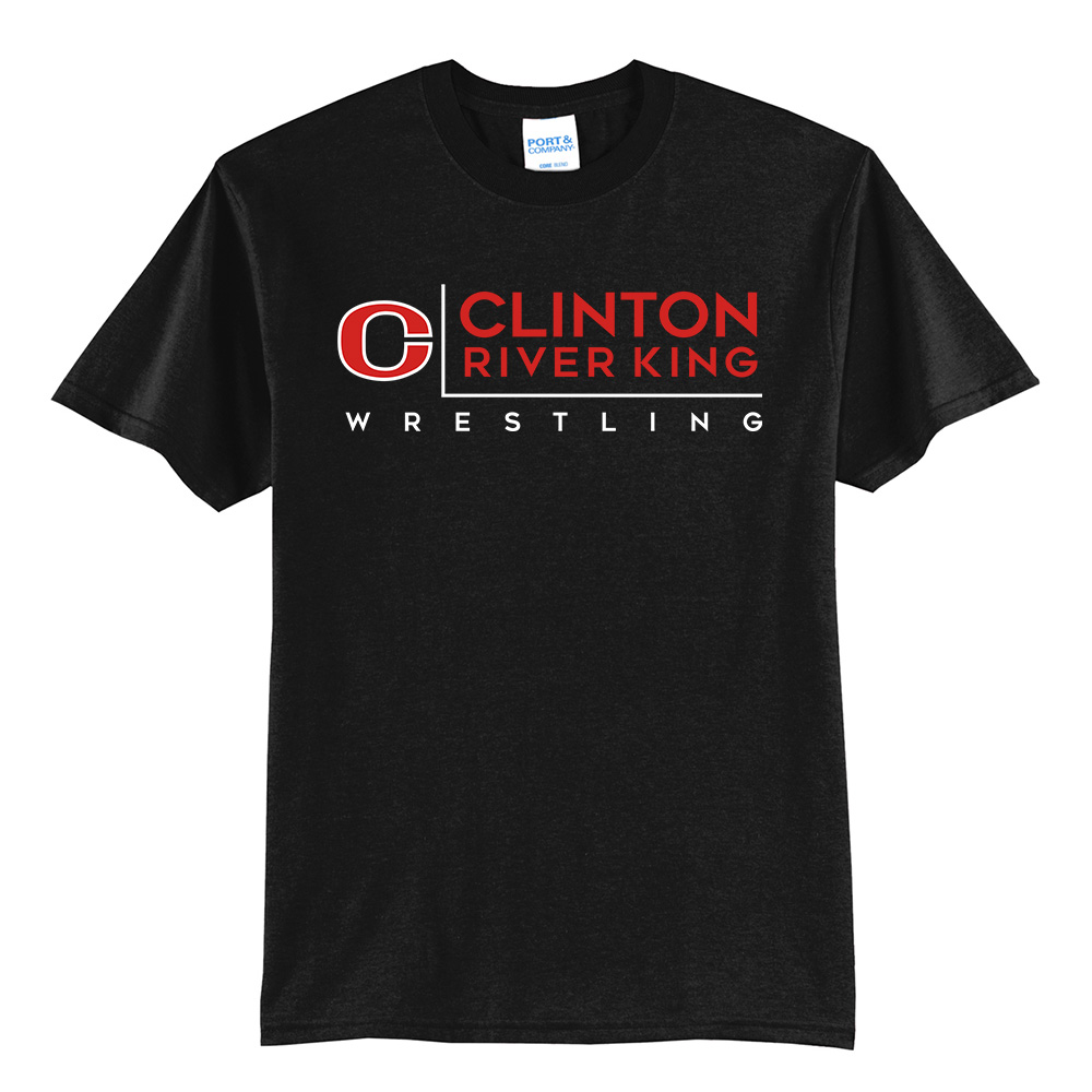 River King Wrestling Unisex Short Sleeve Tee-Black