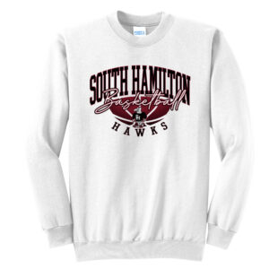 SH Girls BB Unisex Fleece Crewneck Sweatshirt-White