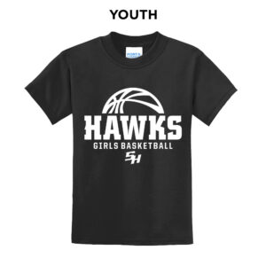 SH Girls BB Youth Short Sleeve Tee-Black